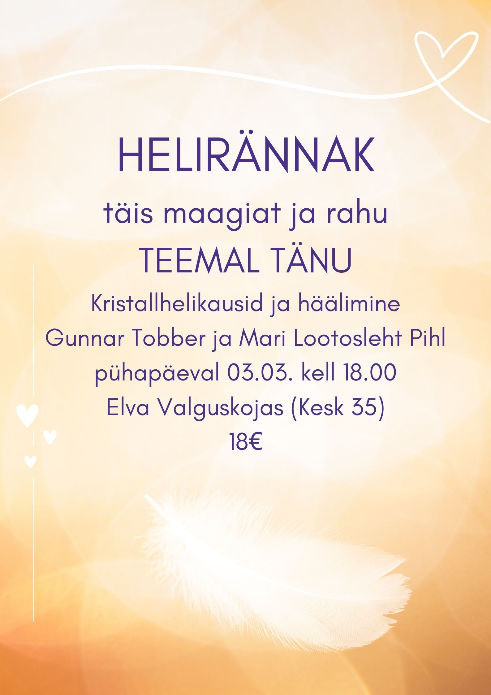Helirännakuõhtu - Tärkamine
