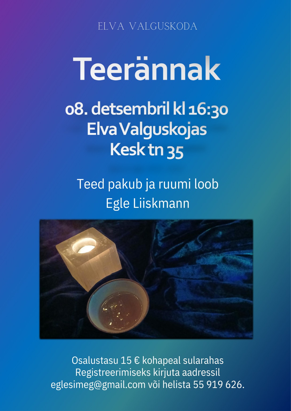 Teerännak 8.12 kell 16.30